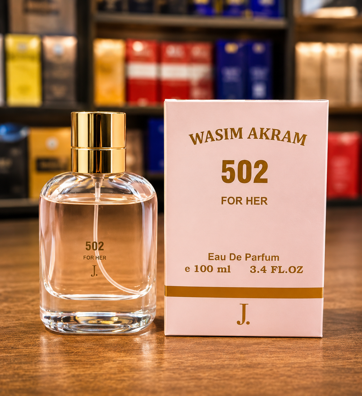 Wasim Akram 502 For Her Eau De Parfum 100ml | Premium Long Lasting Women's Perfume